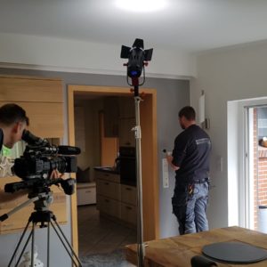Dreharbeiten zu einem Imagefilm